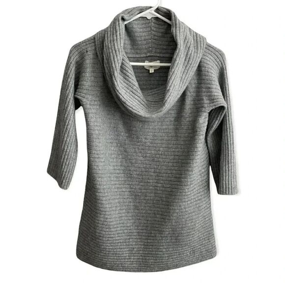 Lou& Grey grey knit extra soft and cozy Cowl neck sweater - Picture 1 of 9